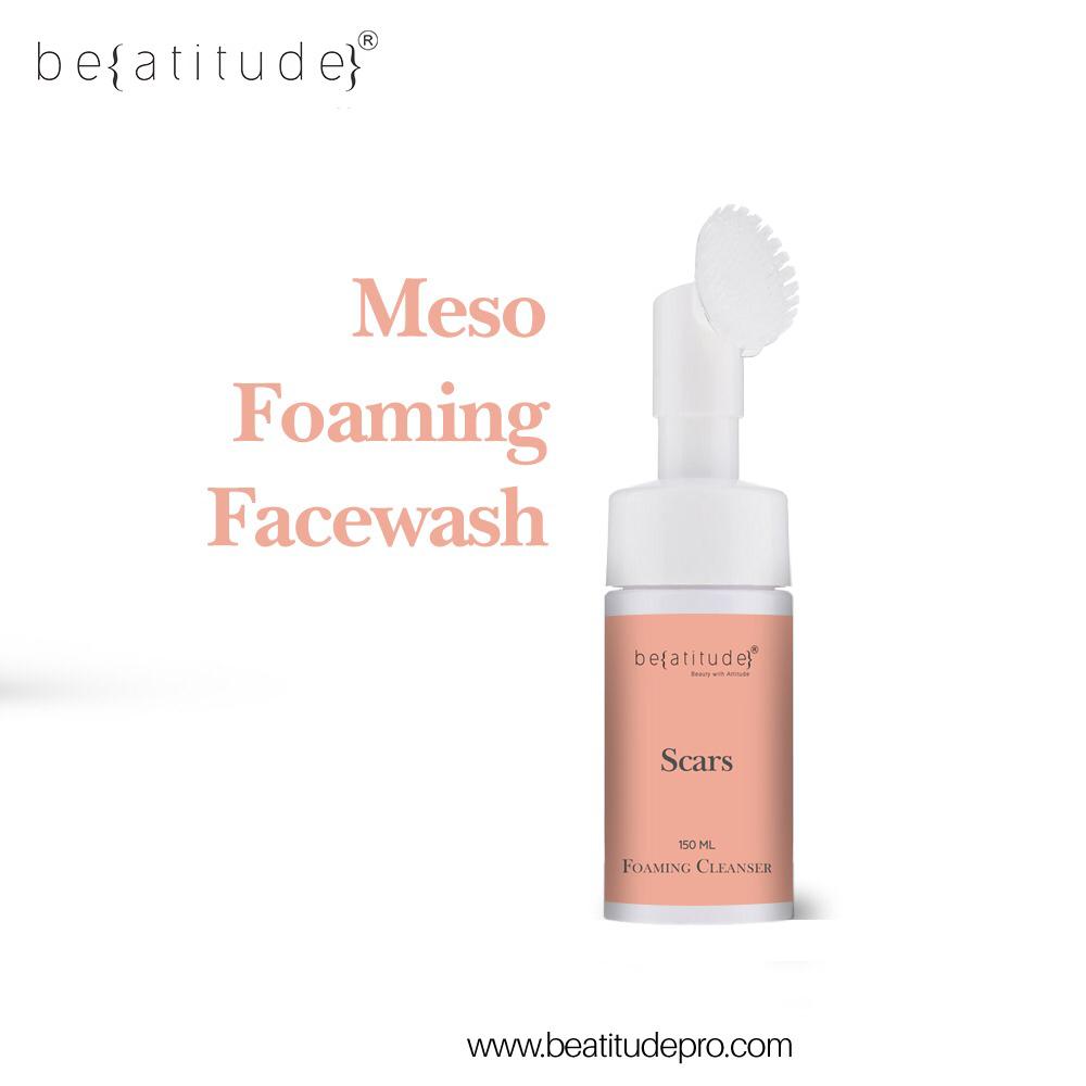 Meso Foaming Facewash Scars